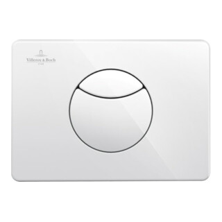 V&B Betätigungsplatte ViConnect E100 20,5x14,5x2,2cm, weiß