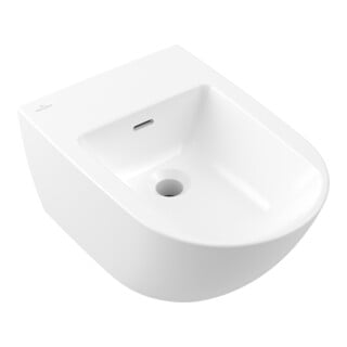 V&B Bidet Antao 37,5x56 cm, ovale, mural, blanc C-plus