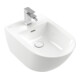V&B Bidet Antao 37,5x56cm, ov., wandhängend, pure black C-plus-1