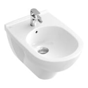 V&B Bidet mural O.Novo 36x56 cm, 1 trou robinet, trop-plein, blanc-1