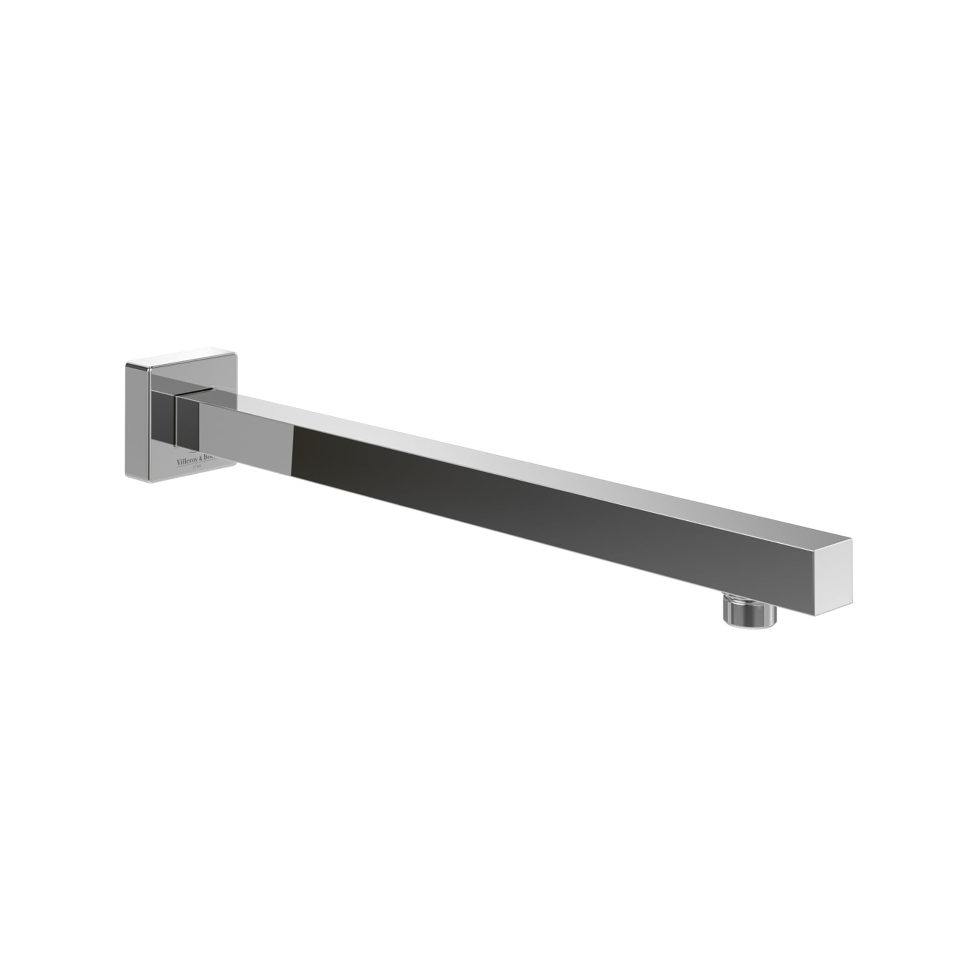 V&B Brausearm Universal Showers eckig, Wandmontage, brushed nickel black ; Villeroy & Boch