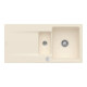 V&B bündige Spüle Siluet 60 R Flat m Abl.garn, Excenterbetätigung, ivory-1