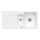 V&B bündige Spüle Siluet 60 R Flat m Abl.garn, Exzenter, stone white-1