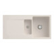 V&B bündige Spüle Siluet 60 R Flat m Ablaufgarnitur, Handbetätigung, crema-1