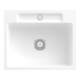 V&B bündige Spüle Siluet 60 S Flat m Abl.garn, Handbetätigung, stone white-1