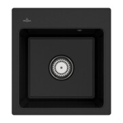V&B bündige Spüle Subway 45 XS Flat m Abl.garn, Handbetätigung, chromite