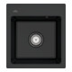 V&B bündige Spüle Subway 45 XS Flat m Abl.garn, Handbetätigung, pure black-1