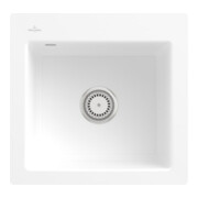 V&B bündige Spüle Subway 50 S Flat m Abl.garn, Handbetätigung, stone white