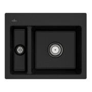 V&B bündige Spüle Subway 60 XM Flat m Abl.garn, Handbetätigung, chromite