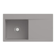 V&B bündige Spüle Subway Style 50 Flat li, m Abl.garn, Hand., fossil C-plus