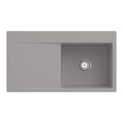 V&B bündige Spüle Subway Style 50 Flat re, m Abl.garn, Hand., fossil C-plus