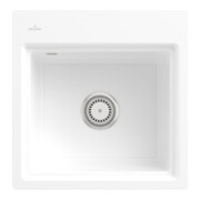 V&B bündige Spüle Subway Style 50 S Flat Git., l, m Abl., Exzenter, we alp C-plus