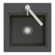 V&B bündige Spüle Subway Style 50 S Flat Git., r, m Abl., Hand., fossil C-plus-1