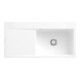 V&B bündige Spüle Subway Style 60 Flat re, m Abl.garn, Hand., we alp C-plus-1