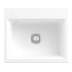 V&B bündige Spüle Subway Style 60 S Flat li, m Abl.garn, Exzenter, stone white-1