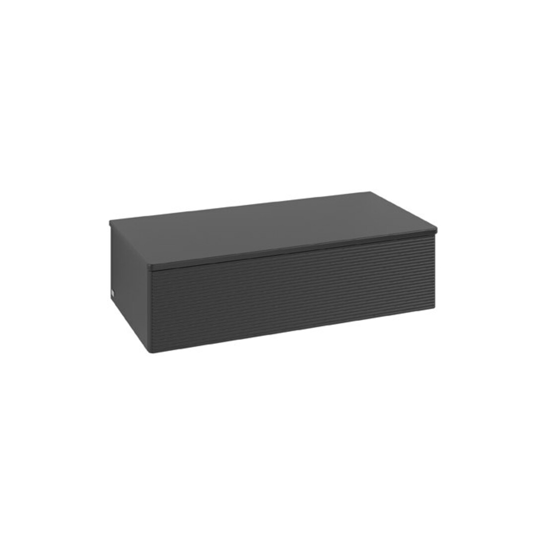 V&B Buffet avec structure de façade Antao 100x26,8x50cm, WBP chêne hon. Oa, bleu m Lac