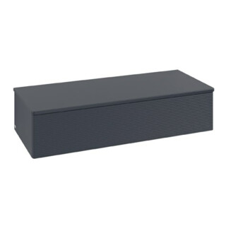 V&B Buffet avec structure de façade Antao 120x26,8x50 cm, WBP botti., md bl. m Lac