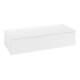 V&B Buffet avec structure de façade Antao 120x26,8x50cm, couleur WBP Lac, blanc avec Lac-1