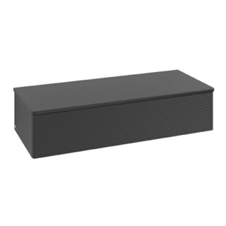V&B Buffet avec structure de façade Antao 120x26,8x50cm, WBP botti., bleu m Lac