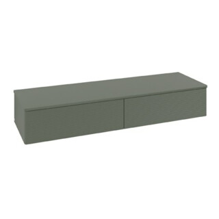 V&B Buffet avec structure de façade Antao 160x26,8x50cm, WBP botti., le gre. m Lac