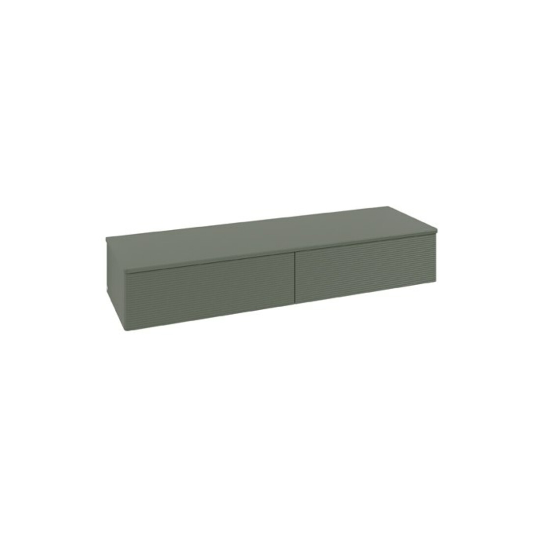 V&B Buffet avec structure de façade Antao 160x26,8x50cm, WBP botti., le gre. m Lac