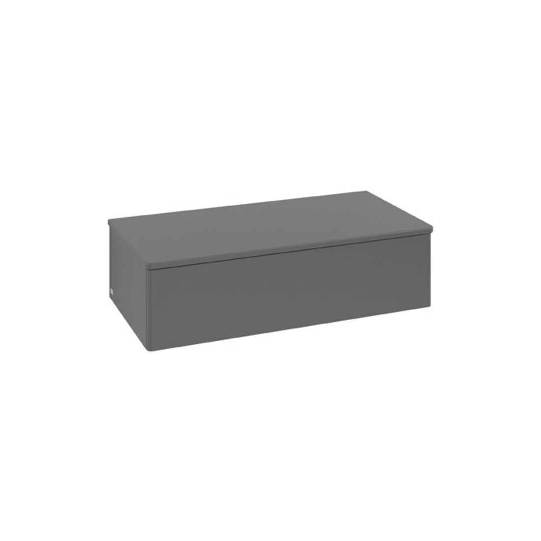V&B Buffet sans structure de façade Antao 100x26,8x50cm, WBP w wal, Anthrac. m Lac