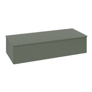 V&B Buffet sans structure de façade Antao 120x26,8x50 cm, laque WBP, lea gre. m Lac