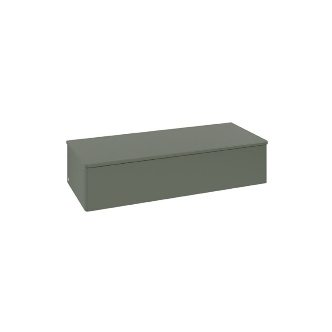 V&B Buffet sans structure de façade Antao 120x26,8x50 cm, laque WBP, lea gre. m Lac
