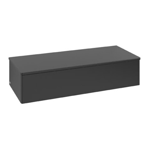 V&B Buffet sans structure de façade Antao 120x26,8x50cm, WBP chêne, bleu m Lac