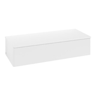 V&B Buffet sans structure de façade Antao 120x26,8x50cm, WBP chêne w., blanc m Lac
