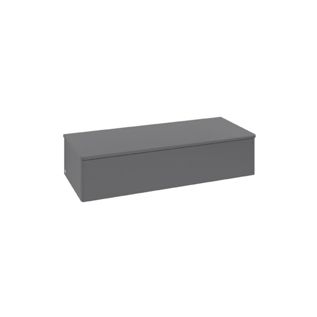 V&B Buffet sans structure de façade Antao 120x26,8x50cm, WBP w wal, Anthrac. m Lac