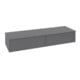 V&B Buffet sans structure de façade Antao 160x26,8x50 cm, laque WBP, anthracite m Lac-1