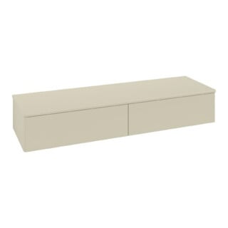 V&B Buffet sans structure de façade Antao 160x26,8x50cm, WBP botti., si Gr m Lac