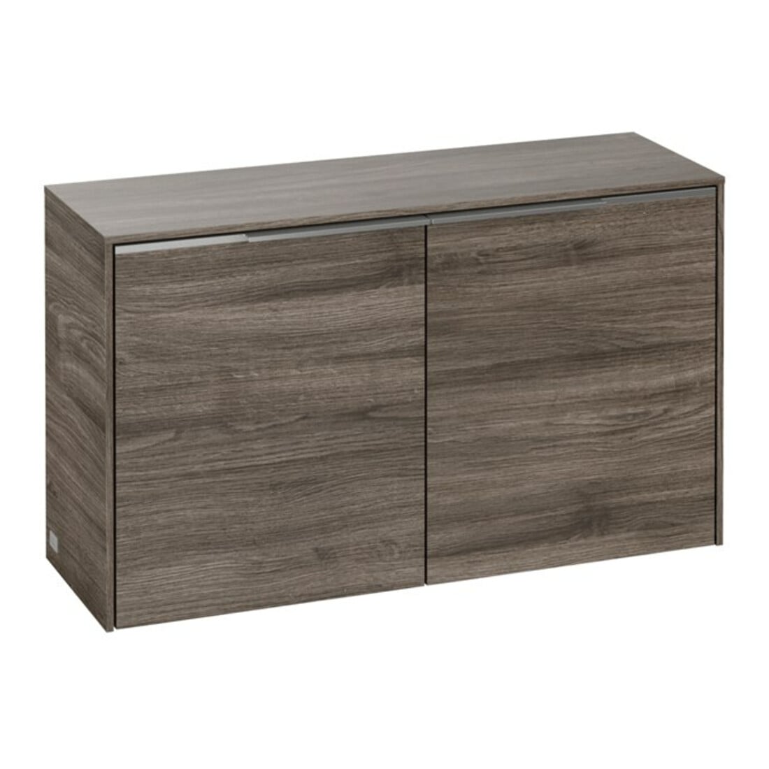 V&B Buffet Subway 3.0 72,8x42,3x25,6 cm, alu gris brillant, chêne stone