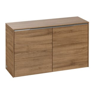V&B Buffet Subway 3.0 72,8x42,3x25,6cm, alu brillant, chêne Kansas