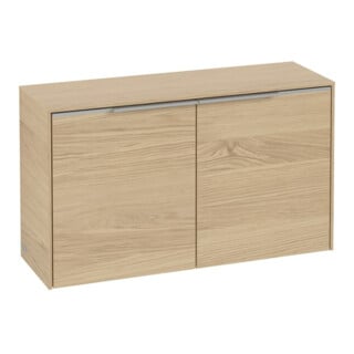 V&B Buffet Subway 3.0 72,8x42,3x25,6cm, alu brillant, chêne nordique