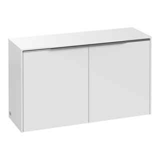 V&B Buffet Subway 3.0 72,8x42,3x25,6cm, Aluminium brillant, blanc éclatant