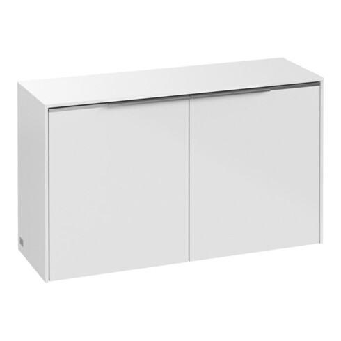 V&B Buffet Subway 3.0 72,8x42,3x25,6cm, Aluminium brillant, blanc éclatant