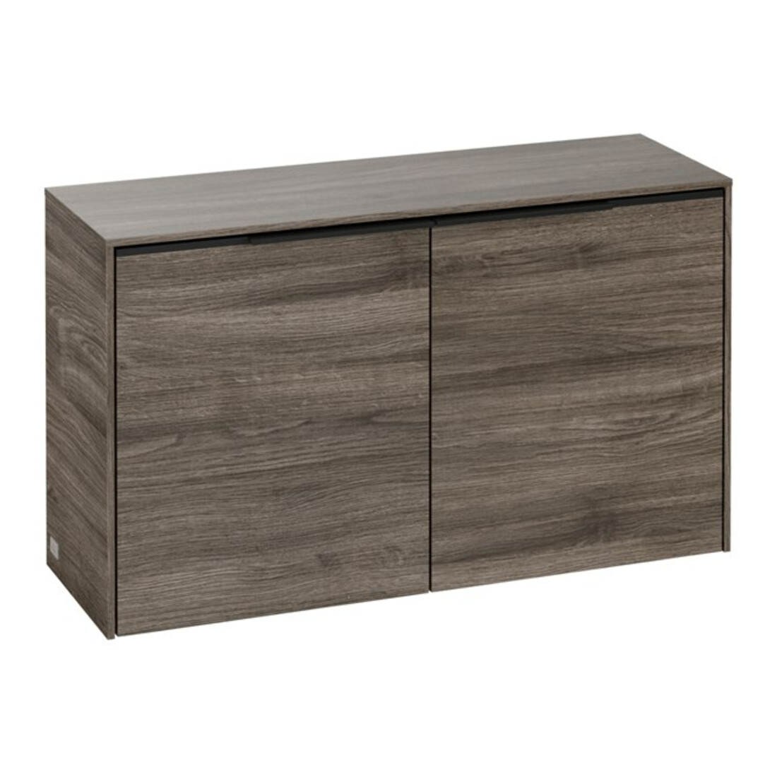 V&B Buffet Subway 3.0 72,8x42,3x25,6cm, Gr. volc bleu, chêne massif
