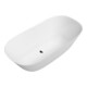 V&B BW Theano Curved EDI mit SilentFlow 170x75cm, freistehend, stone white-1
