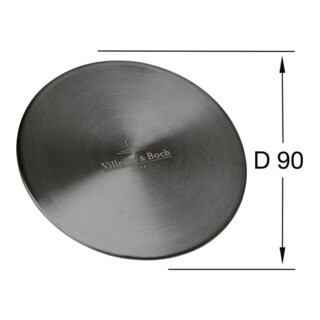 V&B Cache-vanne Profi 115x115 mm, Anthracite