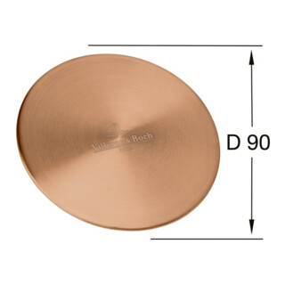 V&B Cache-vanne Profi 115x115mm, bronze