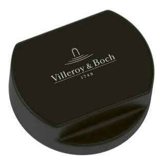 V&B Capuchon de protection ES, noir mat, rond, pour double poignée rotative