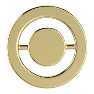 V&B Capuchon de recouvrement Profi 40x40mm, pour trop-plein, Or