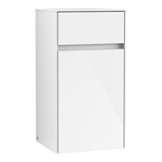 V&B Collaro Armoire latérale 40,4x74,8x34,9cm, raccord droite, blanc brillant