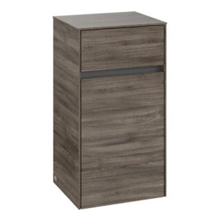 V&B Collaro Armoire latérale 40,4x74,8x34,9cm, raccord droite, chêne pierre