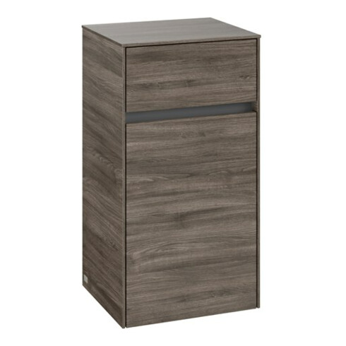 V&B Collaro Armoire latérale 40,4x74,8x34,9cm, raccord gauche, chêne pierre