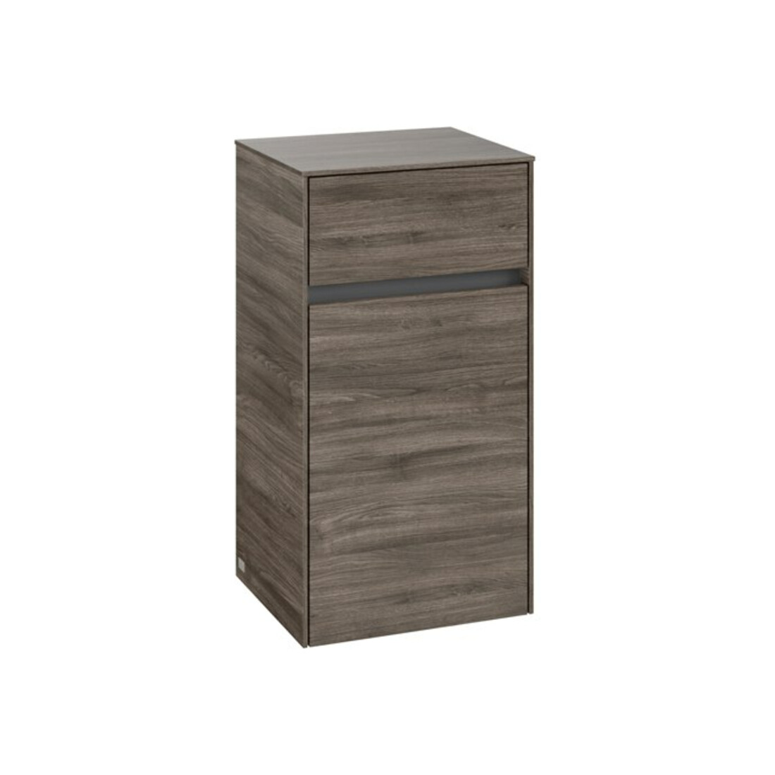 V&B Collaro Armoire latérale 40,4x74,8x34,9cm, raccord gauche, chêne pierre