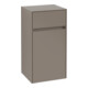 V&B Collaro Armoire latérale 40,4x74,8x34,9cm, raccord gauche, volc black-1
