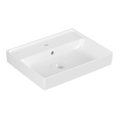 V&B Collaro Lavabo 55x44 cm, avec trop-plein, blanc C-plus